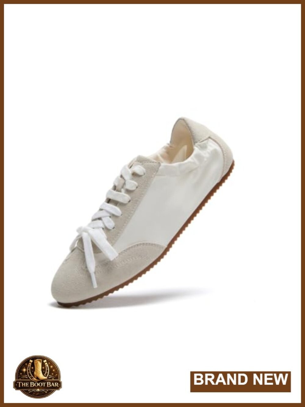 Skywind Women's Lace Up Ballet Fashion Sneakers Lightweight Casual Walking Shoes